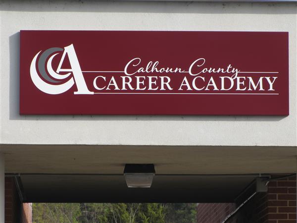 Calhoun County Career Academy Campus Sign